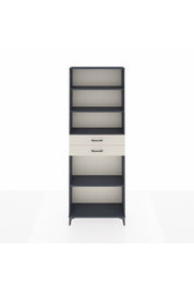 Arges Dolap 4 Raflı 2 Çekmeceli 88x30x243 Antrasit-Aytaşı