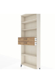 Arges Dolap 4 Raflı 2 Çekmeceli 88x30x243 Aytaşı-Çam