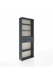 Arges Dolap 4 Raflı 2 Çekmeceli 88x30x243 Antrasit-Antrasit