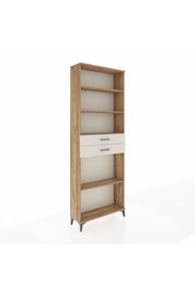 Arges Dolap 4 Raflı 2 Çekmeceli 88x30x243 Çam-Aytaşı