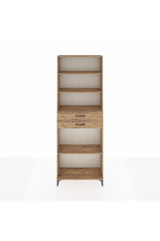 Arges Dolap 4 Raflı 2 Çekmeceli 88x30x243 Çam-Çam