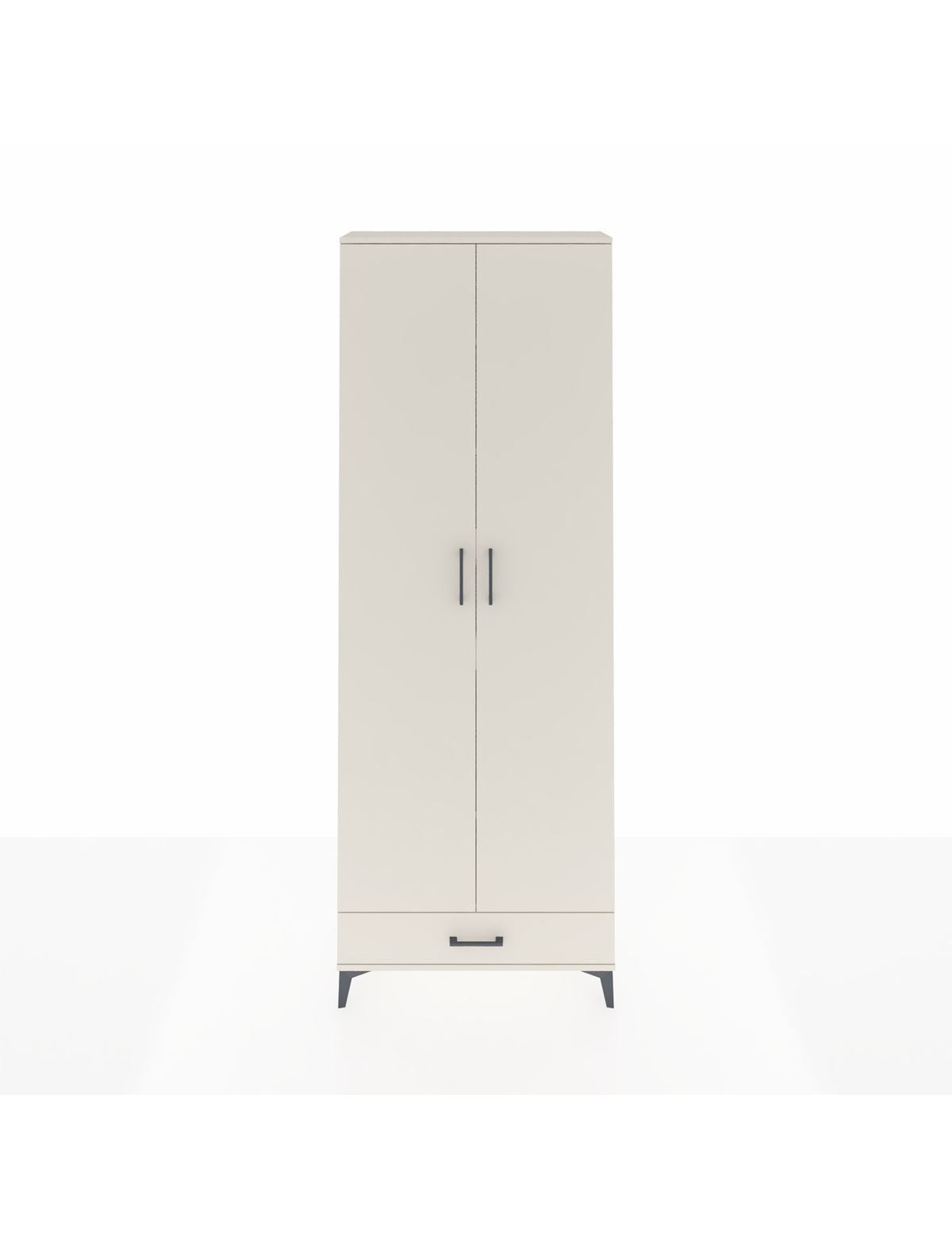 Arges Dolap 6 Raflı Tek Çekmeceli 2 Kapaklı 88x30x243 Aytaşı-Aytaşı