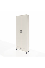 Arges Dolap 6 Raflı Tek Çekmeceli 2 Kapaklı 88x30x243 Aytaşı-Aytaşı