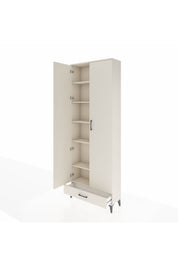 Arges Dolap 6 Raflı Tek Çekmeceli 2 Kapaklı 88x30x243 Aytaşı-Aytaşı