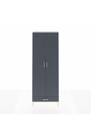 Arges Dolap 6 Raflı Tek Çekmeceli 2 Kapaklı 88x30x243 Aytaşı-Antrasit