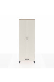 Arges Dolap 6 Raflı Tek Çekmeceli 2 Kapaklı 88x30x243 Çam-Aytaşı