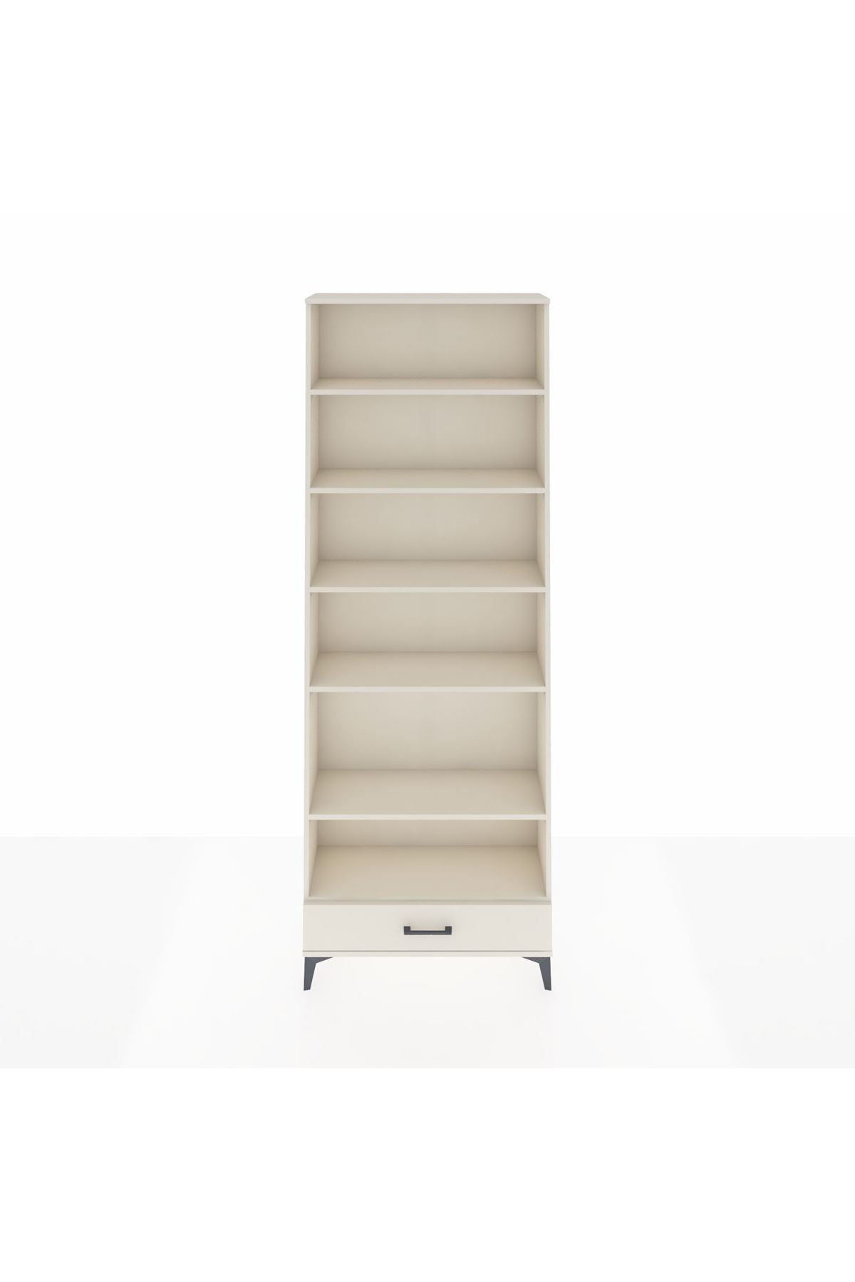 Arges Dolap 6 Raflı Tek Çekmeceli 88x30x243 Aytaşı-Aytaşı