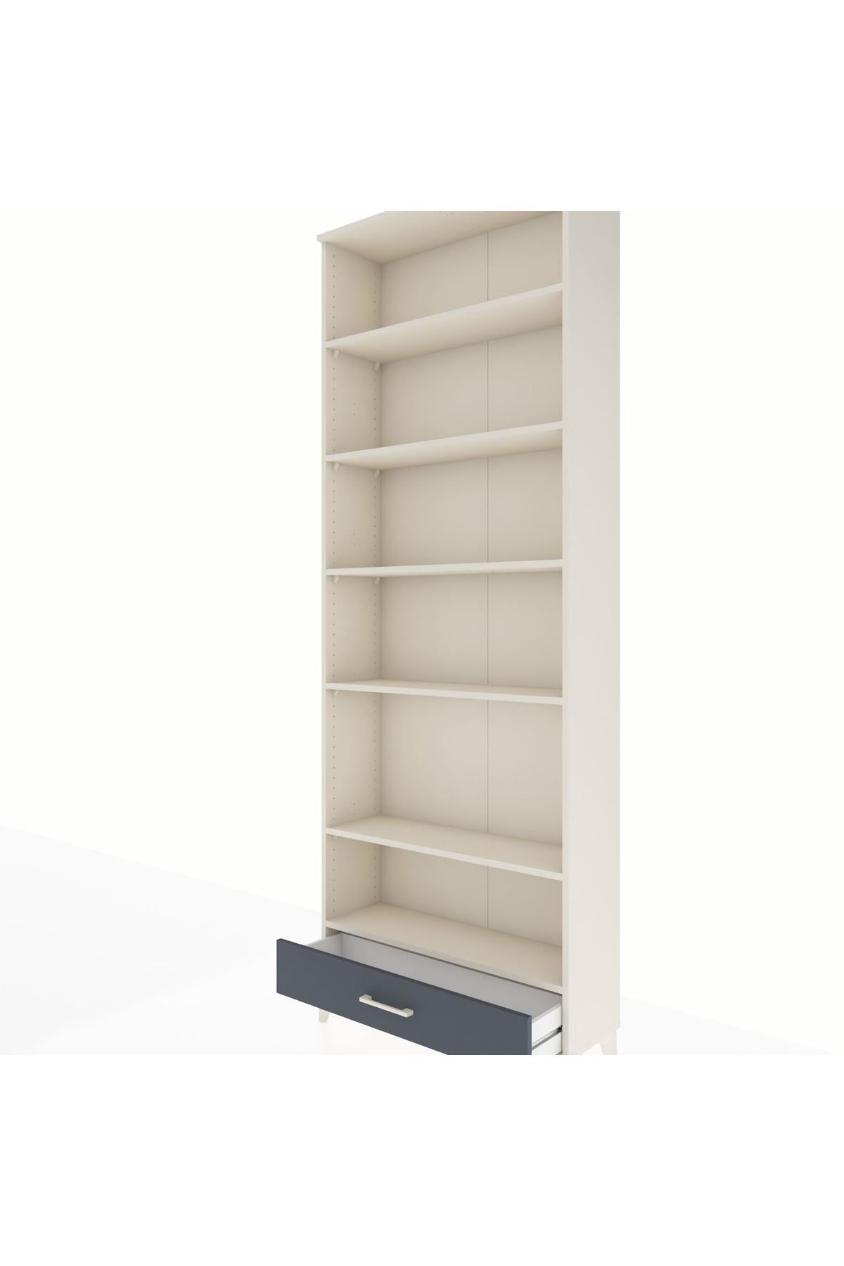 Arges Dolap 6 Raflı Tek Çekmeceli 88x30x243 - S33M292V2A