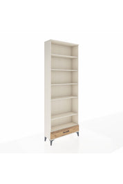 Arges Dolap 6 Raflı Tek Çekmeceli 88x30x243 Aytaşı-Çam