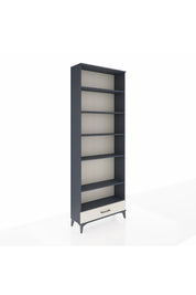 Arges Dolap 6 Raflı Tek Çekmeceli 88x30x243 Antrasit-Aytaşı