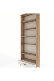 Arges Dolap 6 Raflı Tek Çekmeceli 88x30x243 Çam-Aytaşı
