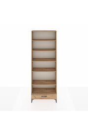 Arges Dolap 6 Raflı Tek Çekmeceli 88x30x243 Çam-Çam