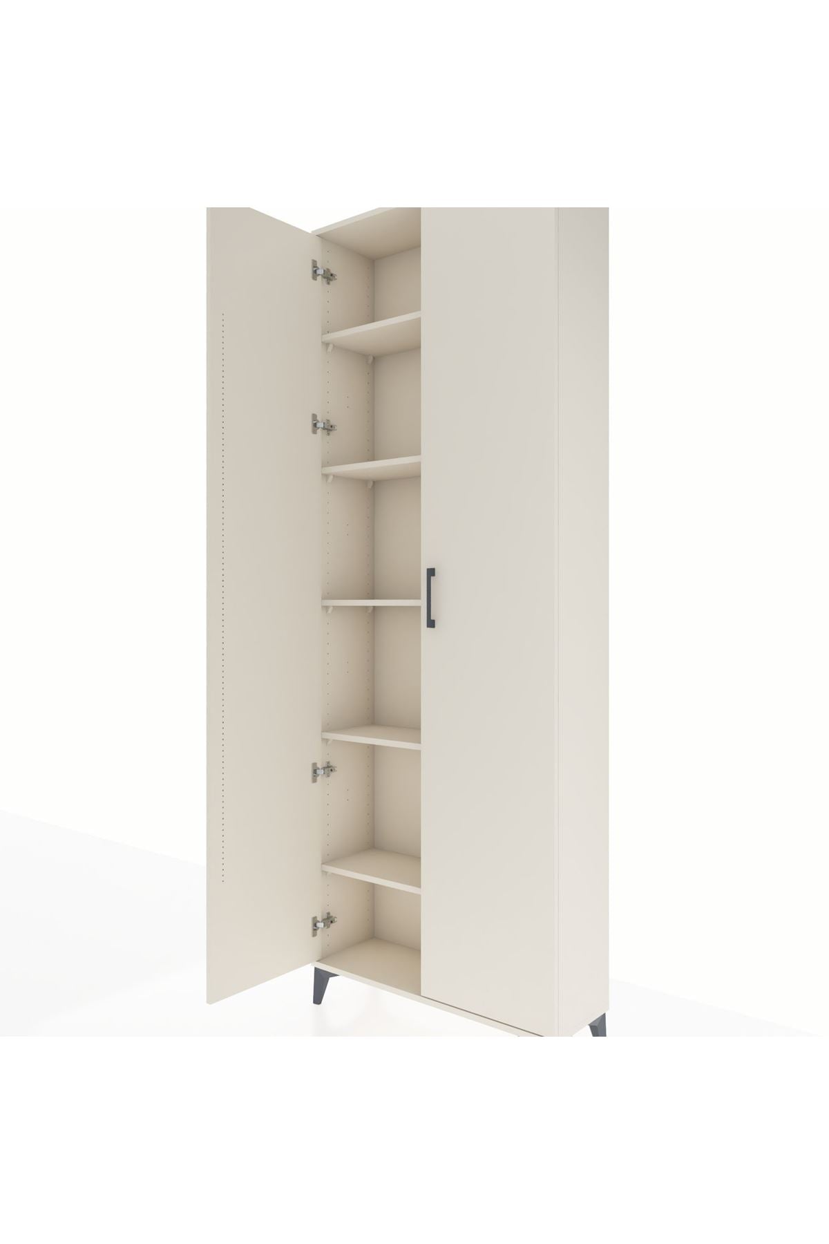 Arges Dolap 5 Raflı 2 Kapaklı 88x30x243 Aytaşı-Aytaşı