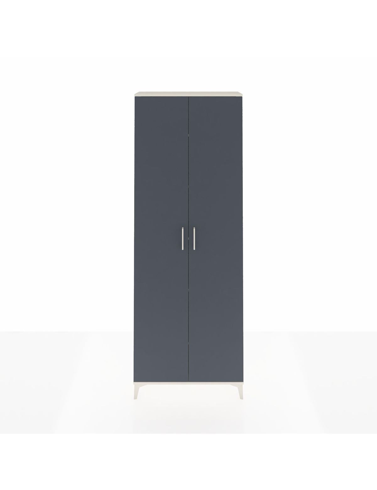 Arges Dolap 5 Raflı 2 Kapaklı 88x30x243 Aytaşı-Antrasit