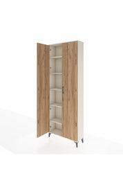 Arges Dolap 5 Raflı 2 Kapaklı 88x30x243 Aytaşı-Çam
