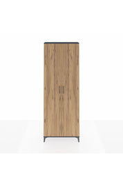 Arges Dolap 5 Raflı 2 Kapaklı 88x30x243 Antrasit-Çam