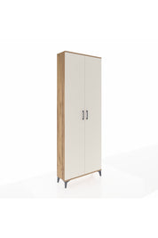 Arges Dolap 5 Raflı 2 Kapaklı 88x30x243 Çam-Aytaşı