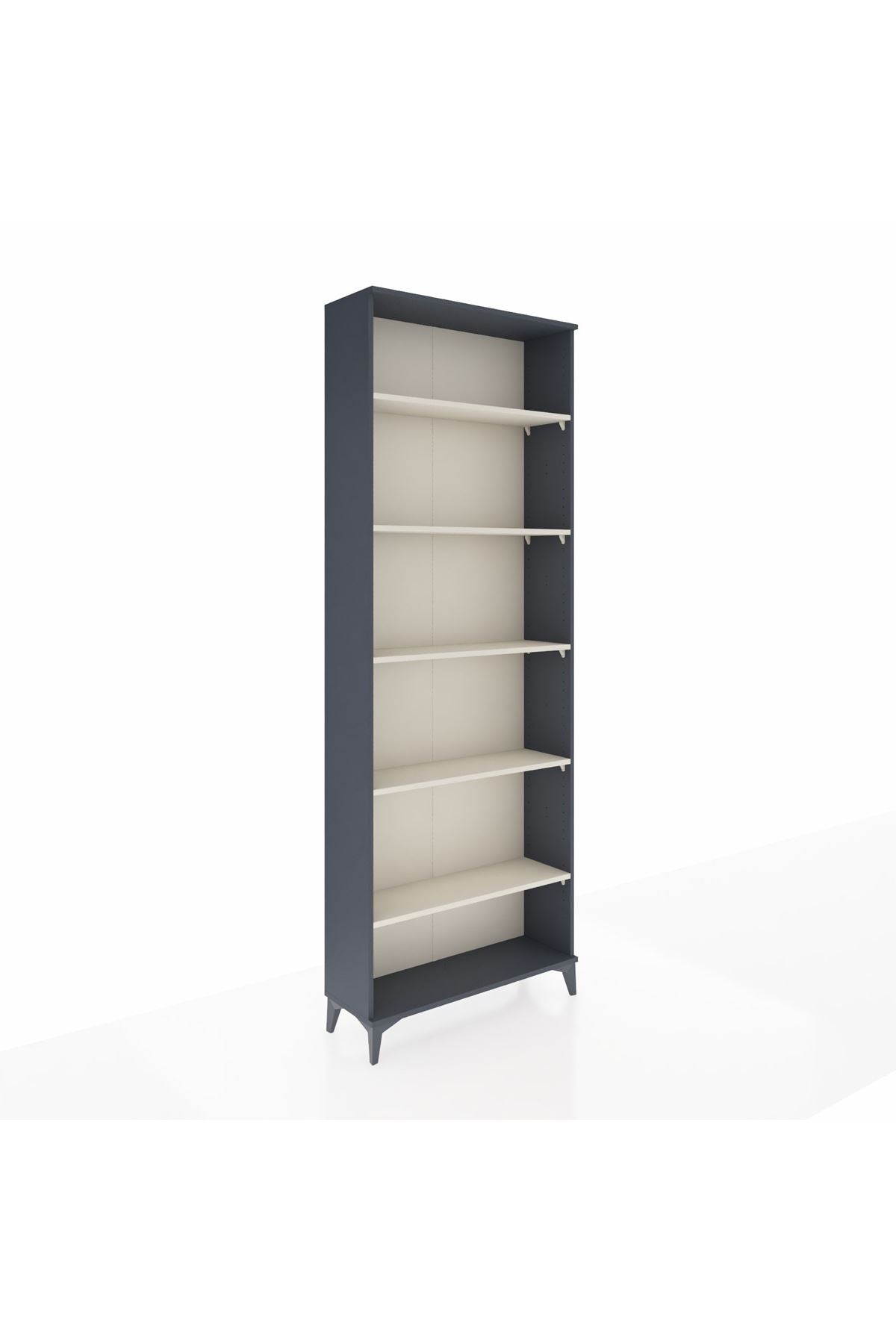 Arges Dolap 5 Raflı 88x30x243 Antrasit-Aytaşı