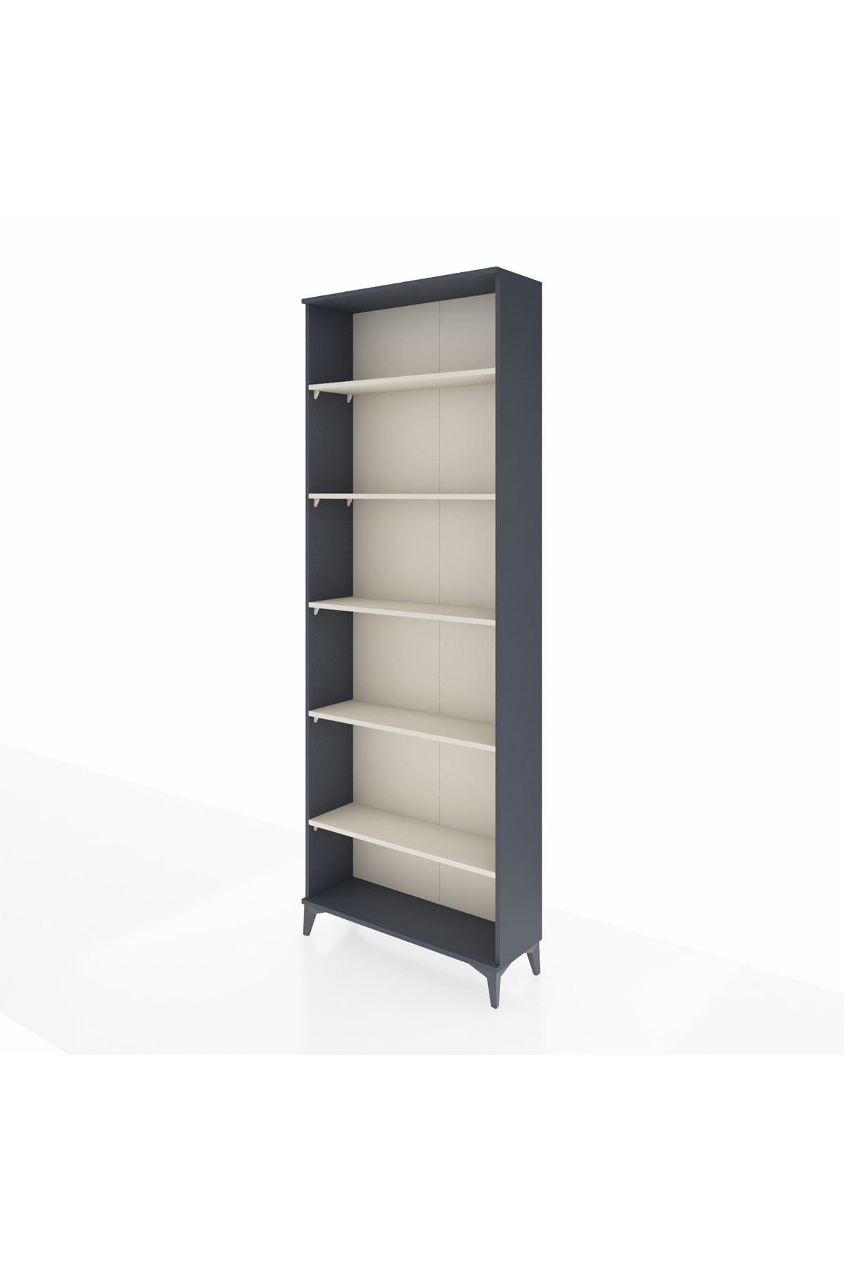 Arges Dolap 5 Raflı 88x30x243 Antrasit-Aytaşı