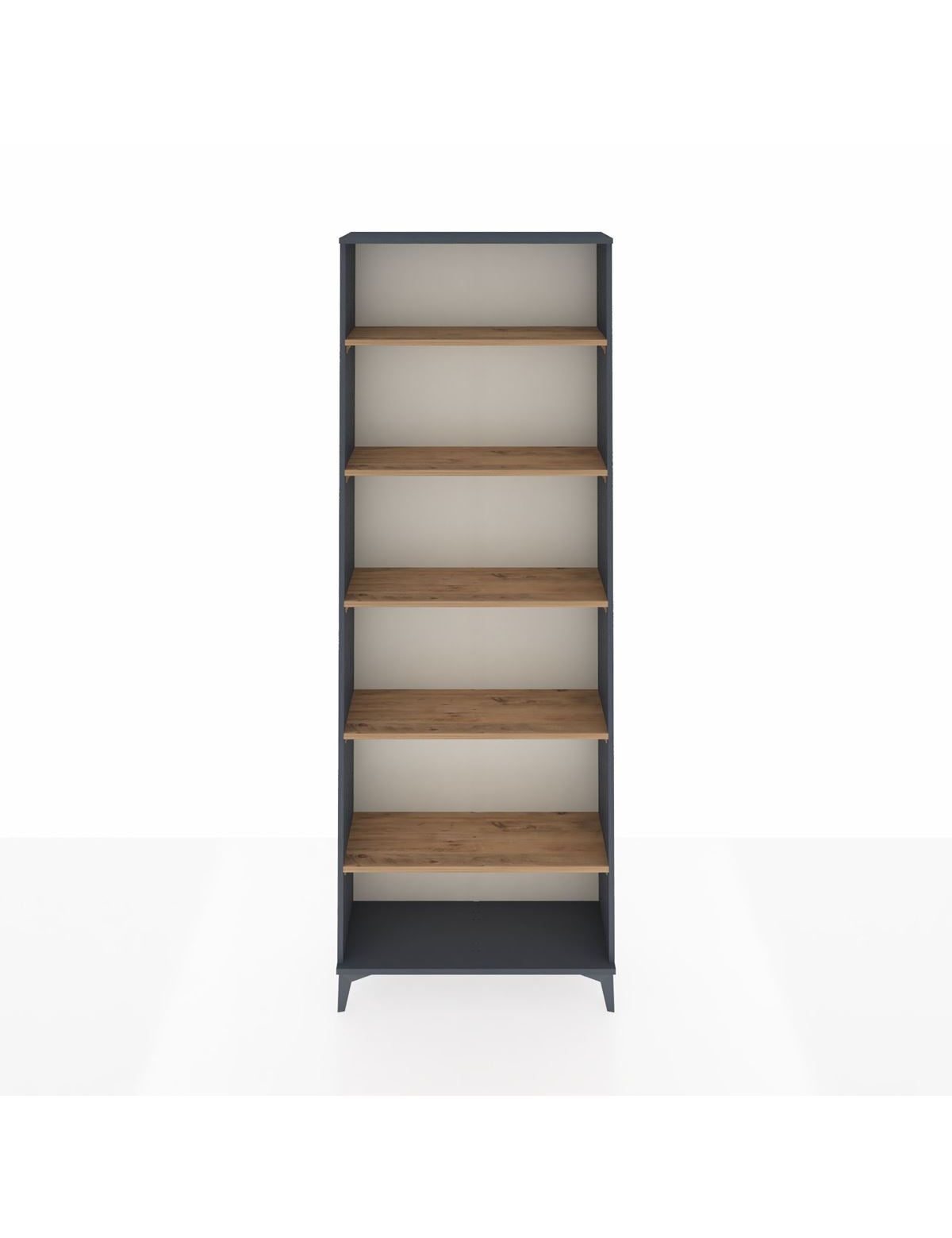 Arges Dolap 5 Raflı 88x30x243 Antrasit-Çam