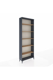 Arges Dolap 5 Raflı 88x30x243 Antrasit-Çam