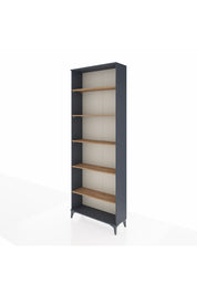 Arges Dolap 5 Raflı 88x30x243 Antrasit-Çam