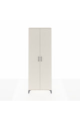 Arges Dolap 2 Raflı 2 Kapaklı Tek Askılı 88x30x243