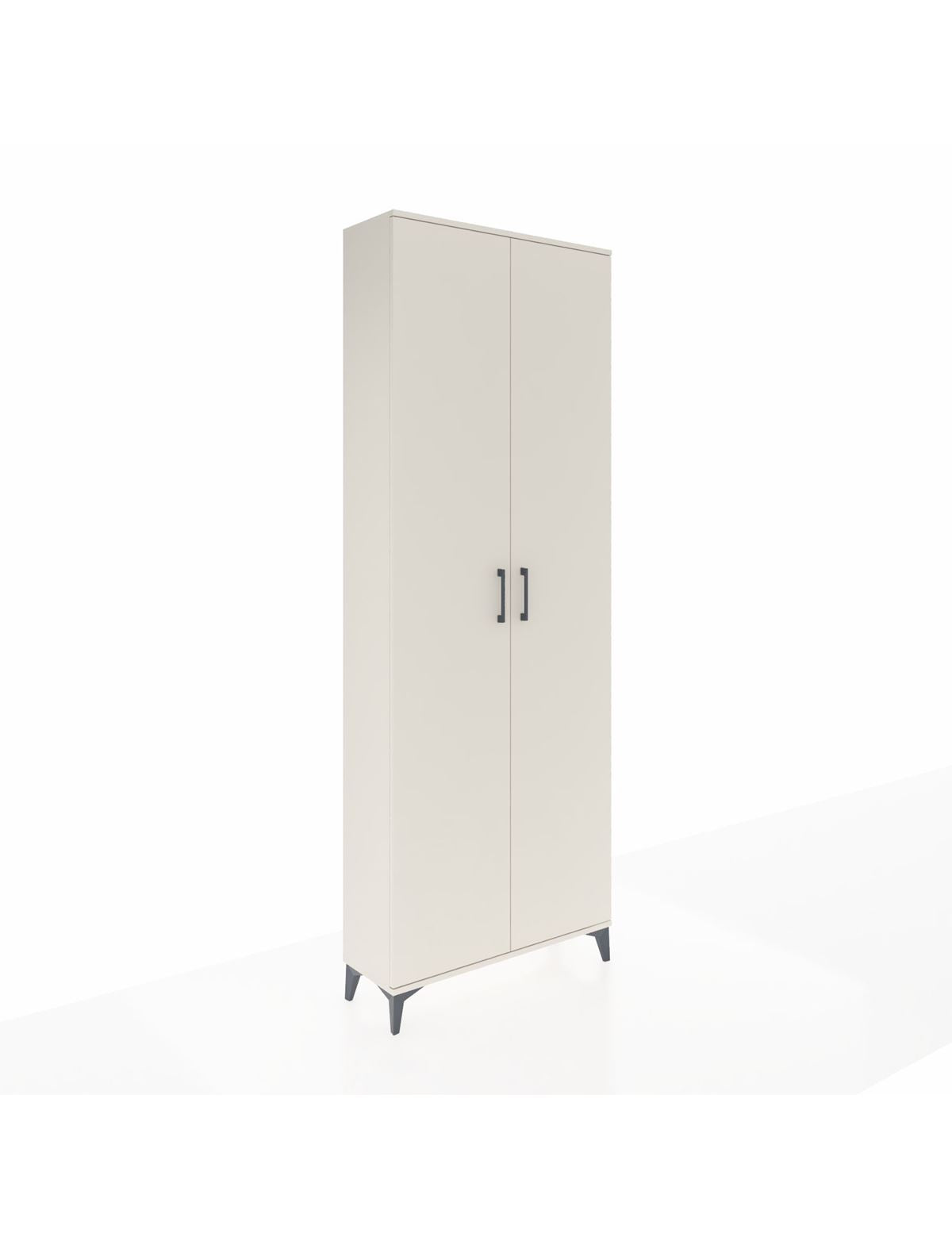 Arges Dolap 2 Raflı 2 Kapaklı Tek Askılı 88x30x243 Aytaşı-Aytaşı