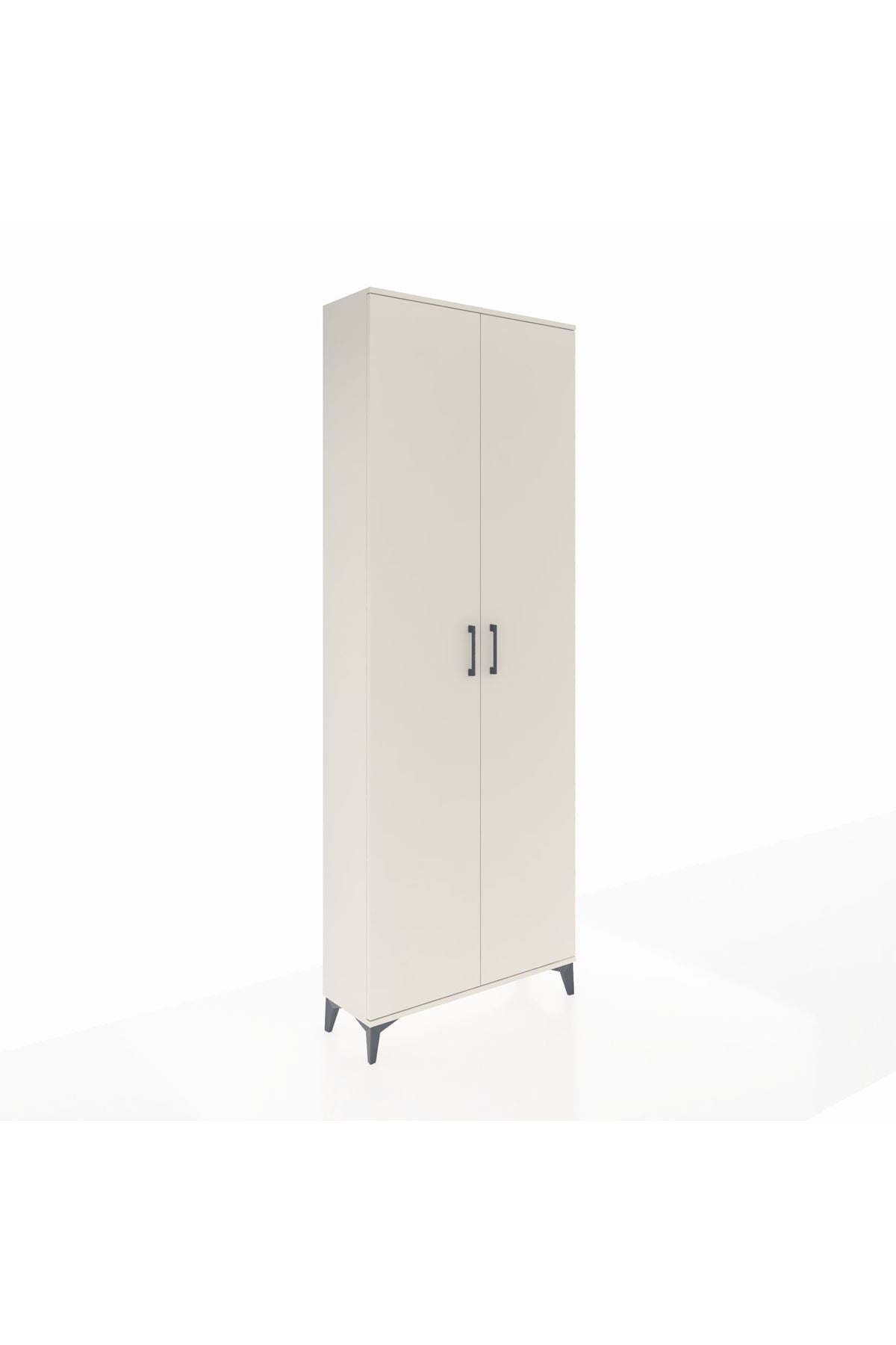 Arges Dolap 2 Raflı 2 Kapaklı Tek Askılı 88x30x243 - S33M295V1A