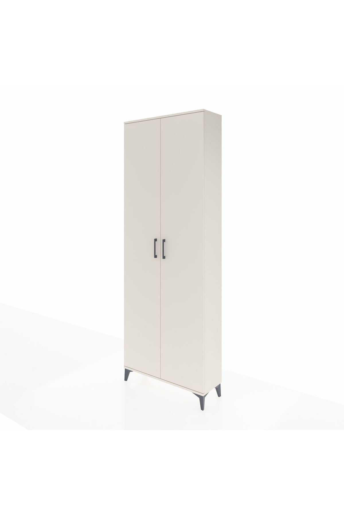 Arges Dolap 2 Raflı 2 Kapaklı Tek Askılı 88x30x243 - S33M295V1A