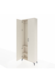 Arges Dolap 2 Raflı 2 Kapaklı Tek Askılı 88x30x243 - S33M295V1A