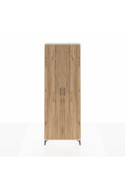 Arges Dolap 2 Raflı 2 Kapaklı Tek Askılı 88x30x243 Aytaşı-Çam