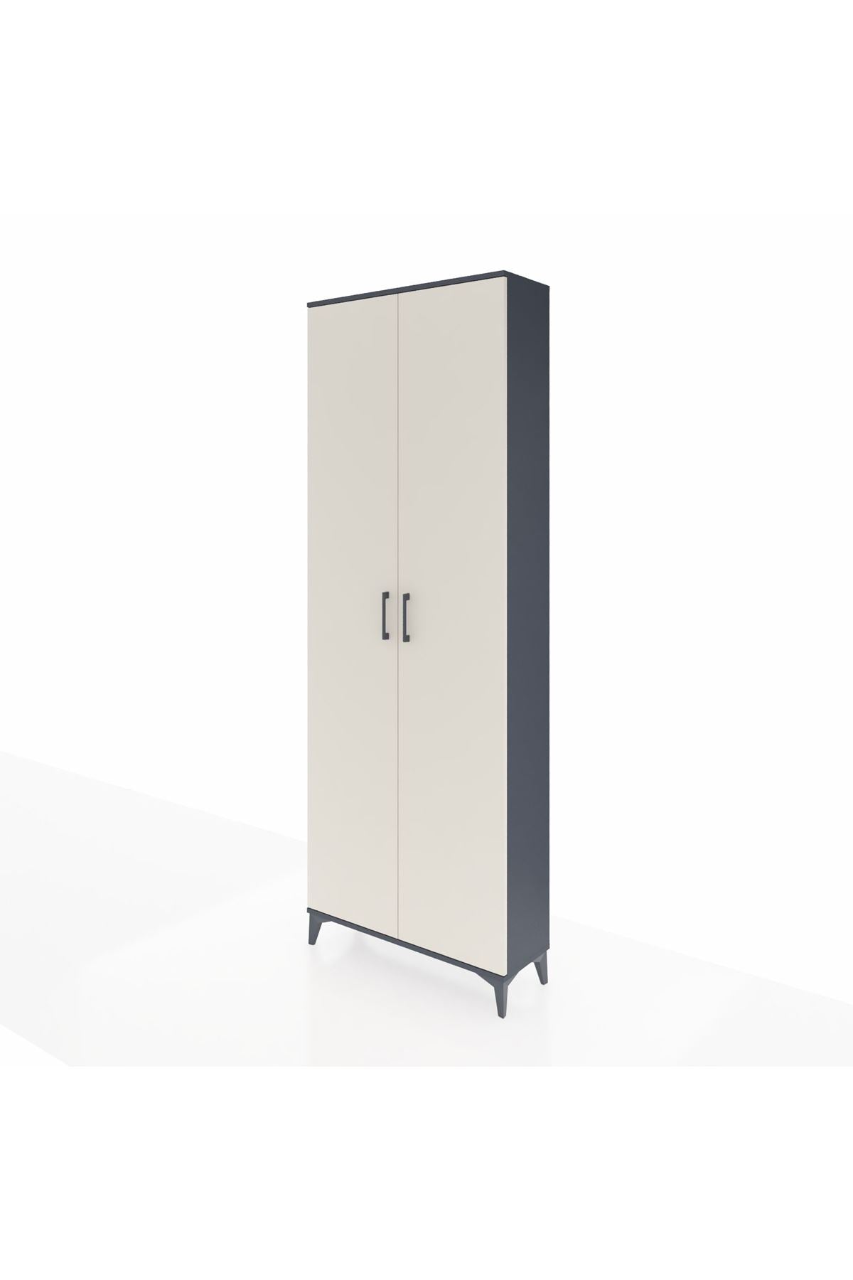 Arges Dolap 2 Raflı 2 Kapaklı Tek Askılı 88x30x243 - S33M295V4A