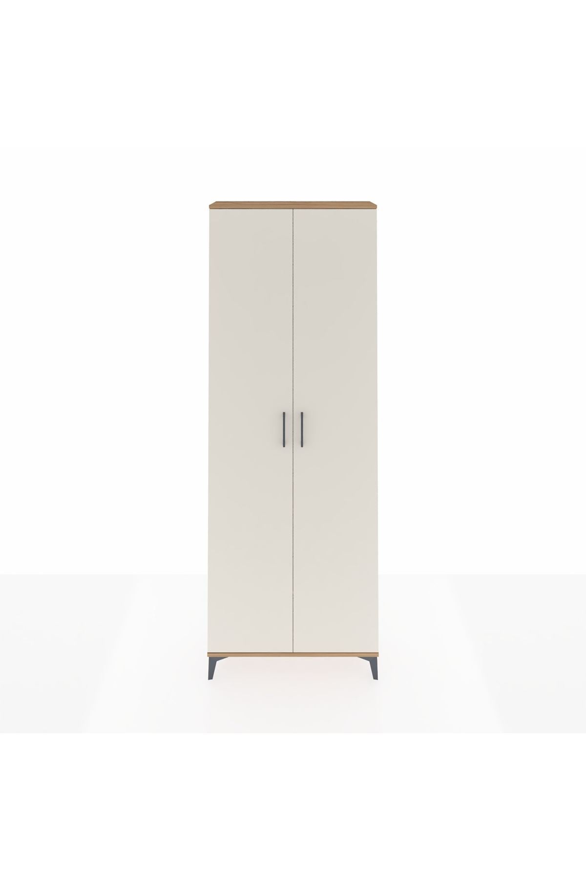 Arges Dolap 2 Raflı 2 Kapaklı Tek Askılı 88x30x243 - S33M295V7A