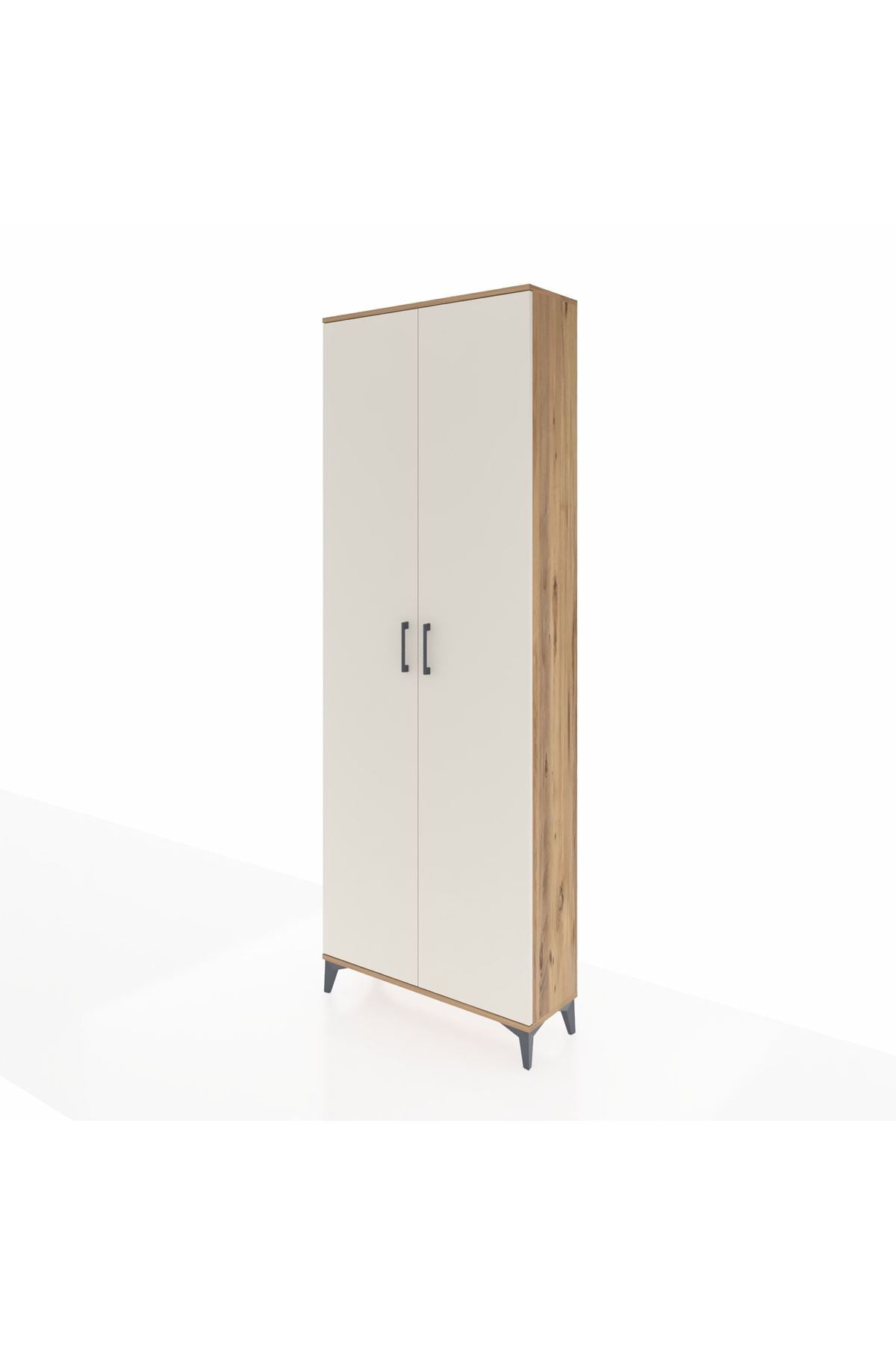 Arges Dolap 2 Raflı 2 Kapaklı Tek Askılı 88x30x243 - S33M295V7A