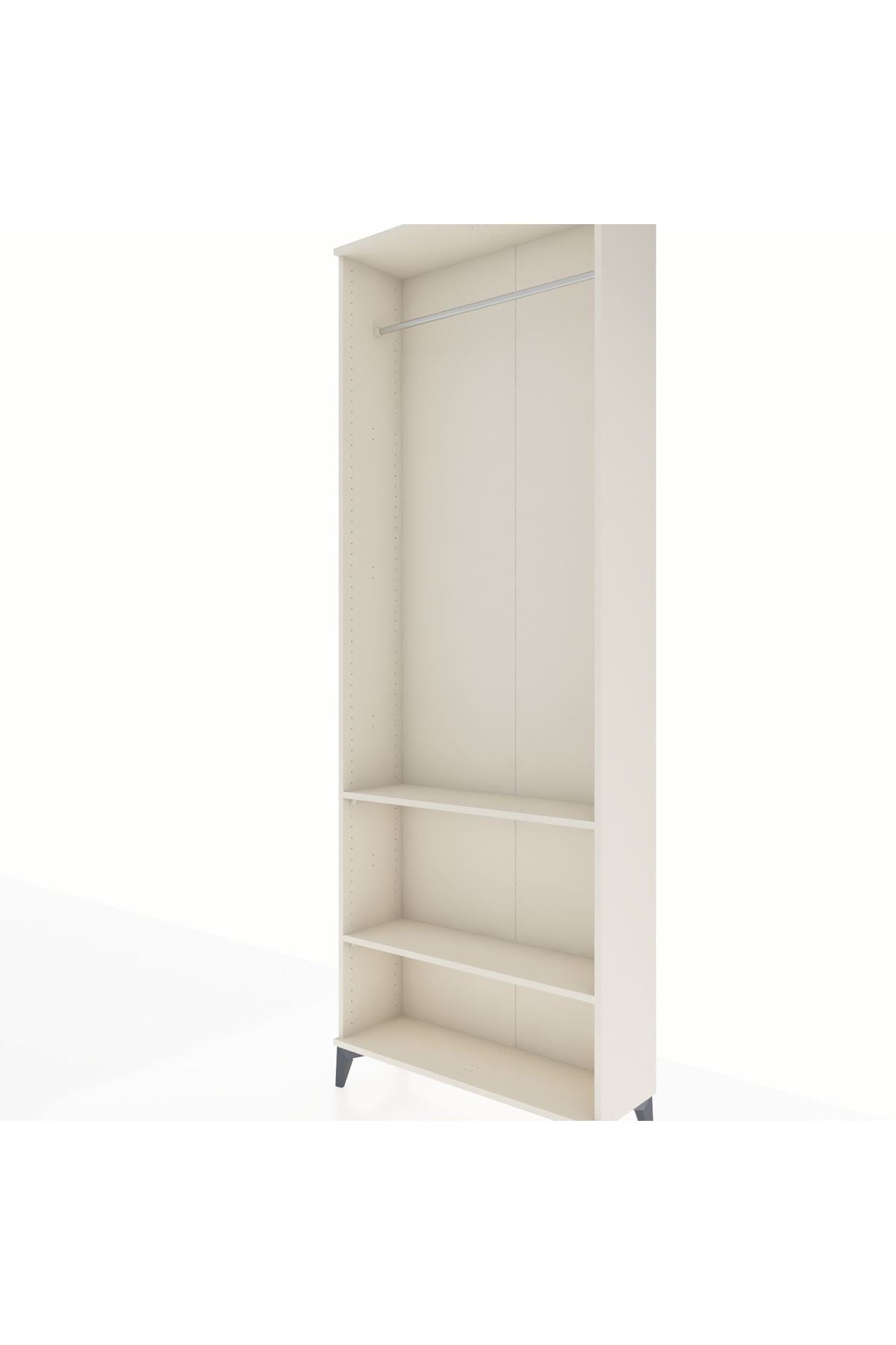 Arges Dolap 2 Raflı Tek Askılı 88x30x243 Aytaşı-Aytaşı