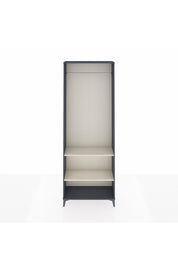 Arges Dolap 2 Raflı Tek Askılı 88x30x243 Antrasit-Aytaşı