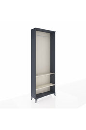 Arges Dolap 2 Raflı Tek Askılı 88x30x243 Antrasit-Aytaşı