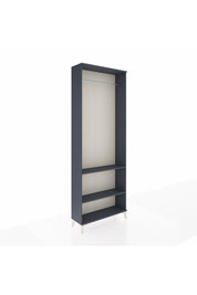 Arges Dolap 2 Raflı Tek Askılı 88x30x243 Antrasit-Antrasit
