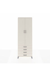 Arges Dolap 2 Raflı 4 Çekmeceli Tek Askılı 88x30x243 Aytaşı-Aytaşı