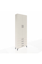 Arges Dolap 2 Raflı 4 Çekmeceli Tek Askılı 88x30x243 Aytaşı-Aytaşı