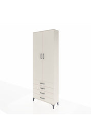 Arges Dolap 2 Raflı 4 Çekmeceli Tek Askılı 88x30x243 Aytaşı-Aytaşı
