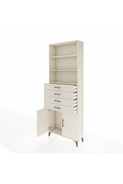 Arges Dolap 3 Raflı 4 Çekmeceli 2 Kapaklı 88x30x243 Aytaşı-Aytaşı