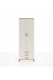 Arges Dolap 2 Raflı 3 Çekmeceli Tek Askılı 88x30x243 Çam-Aytaşı