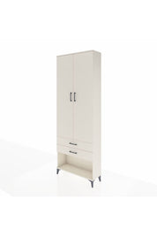 Arges Dolap 2 Raflı 2 Çekmeceli Tek Askılı 88x30x243 Aytaşı-Aytaşı