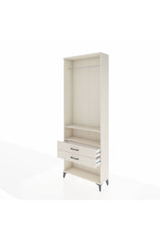 Arges Dolap 2 Raflı 2 Çekmeceli Tek Askılı 88x30x243 Aytaşı-Aytaşı