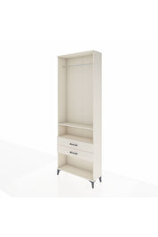 Arges Dolap 2 Raflı 2 Çekmeceli Tek Askılı 88x30x243 Aytaşı-Aytaşı