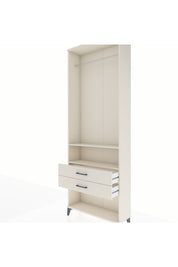 Arges Dolap 2 Raflı 2 Çekmeceli Tek Askılı 88x30x243 Aytaşı-Aytaşı