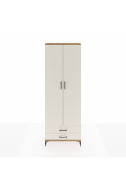 Arges Dolap 2 Raflı 2 Çekmeceli Tek Askılı 88x30x243 Çam-Aytaşı
