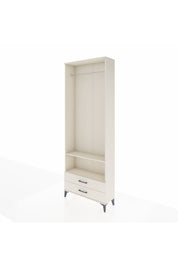 Arges Dolap 2 Raflı 2 Çekmeceli Tek Askılı 88x30x243 Aytaşı-Aytaşı